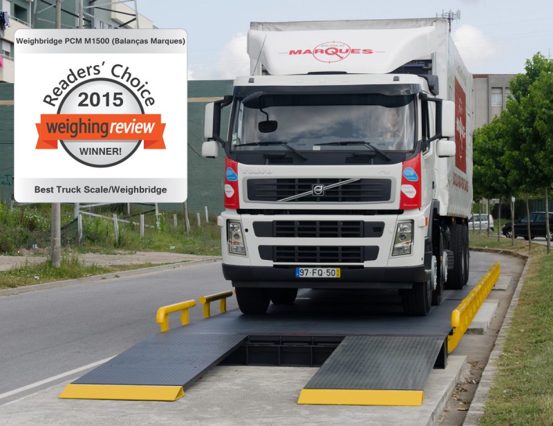 Báscula da Balanças Marques eleita a melhor nos “Weighing Review Awards 2015”