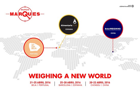 Balanças Marques participa em três feiras de diferentes países