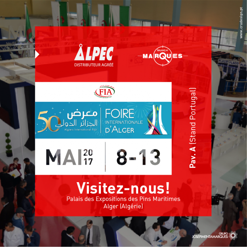 Balanças Marques na Feira Internacional de Argel