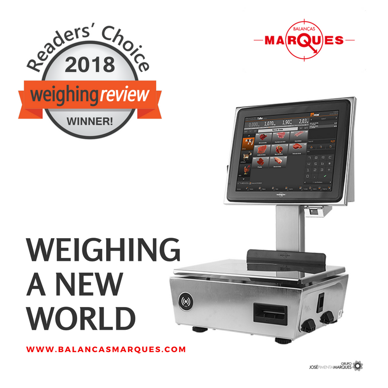 Balanças Marques nomeada nos prémios “Weighing Review Awards 2018”