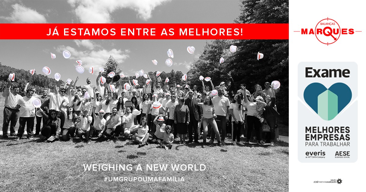 Balanças Marques nas Melhores Empresas Para Trabalhar em Portugal