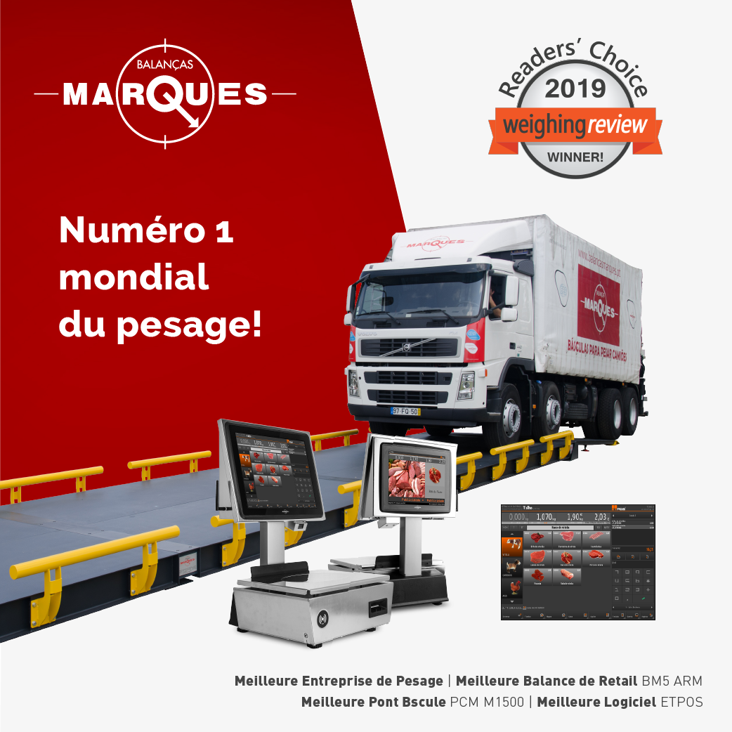Balances Marques élu meilleure entreprise de pesage au monde