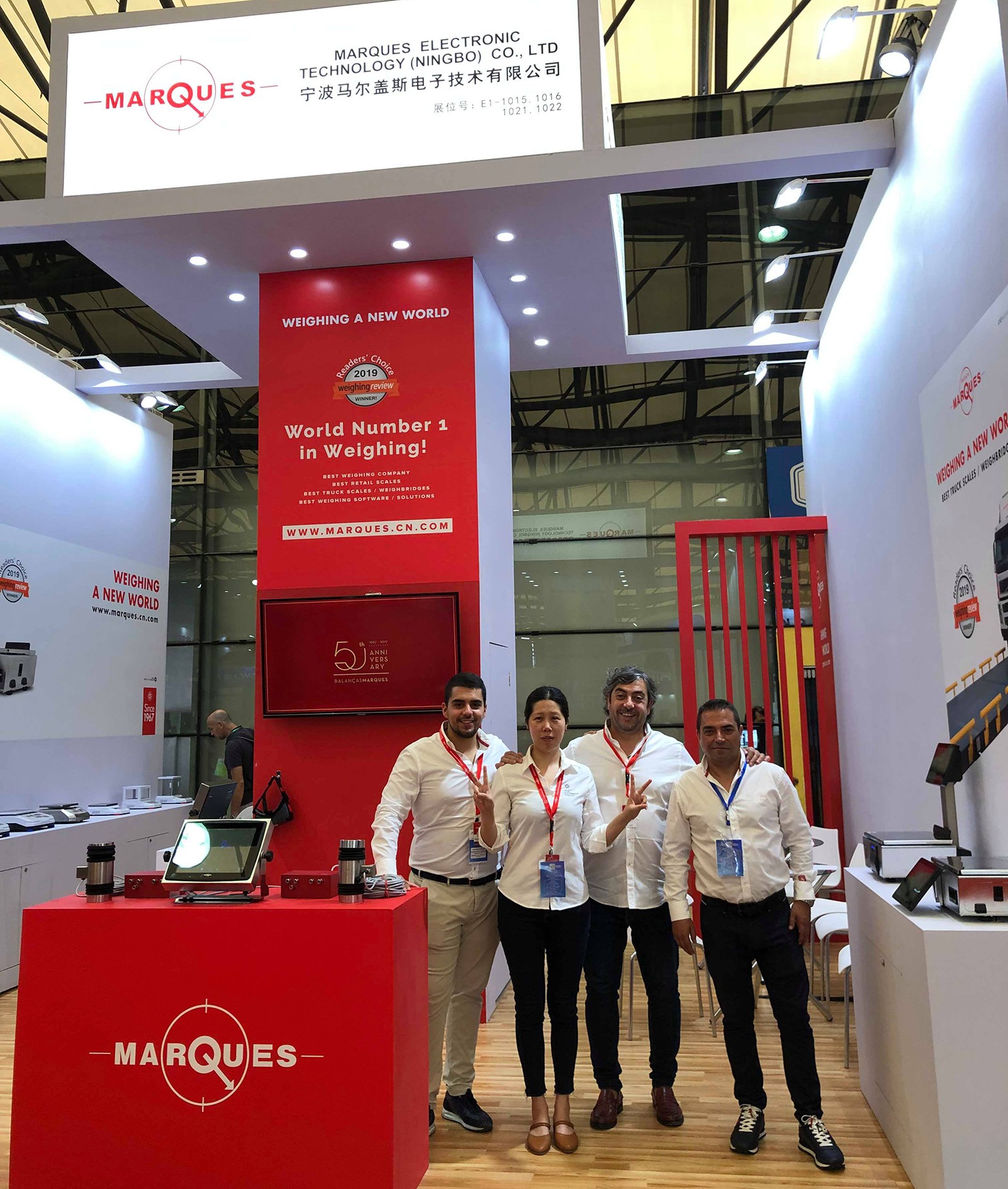 Reconnaissance Internationale confirmée au salon InterWeighing