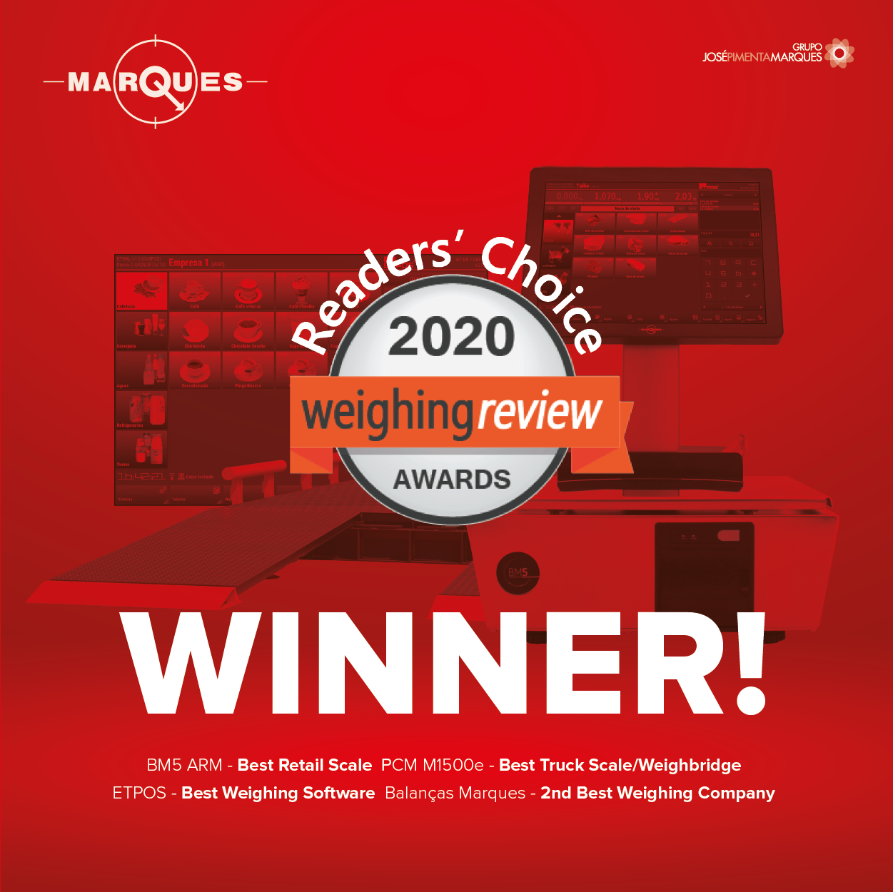 Balanças Marques continua no topo do mundo da pesagem