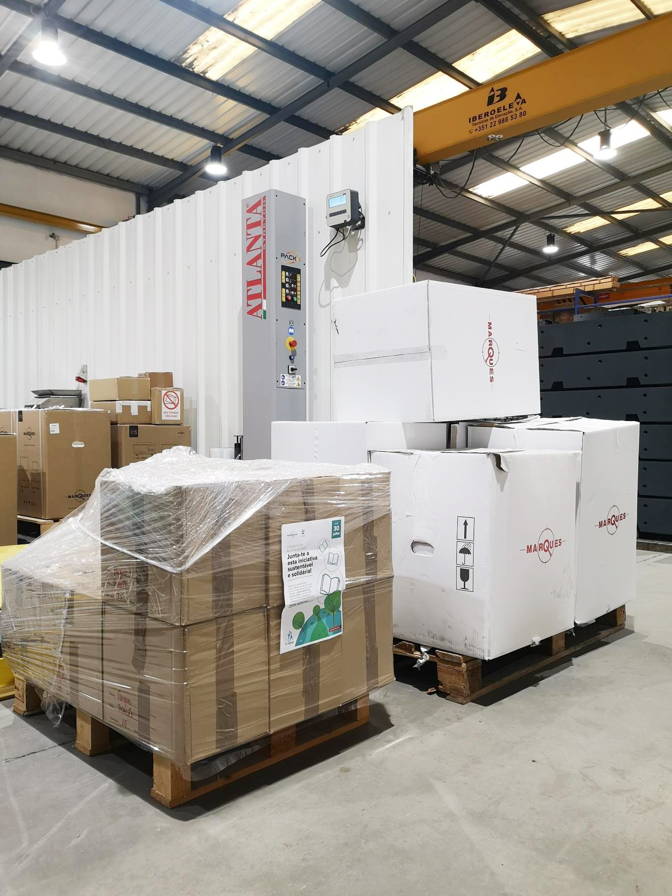 Balanças Marques doa 545kg de papel ao Banco Alimentar 